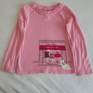Gymboree Parisian Tres Chic Poodle Pink Top 8